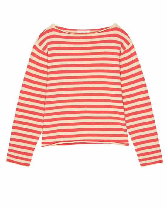 the Great Clothing The Sailor Sweater in Punch Stripe