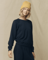 the Great Clothing The Shrunken Sweatshirt in True Navy