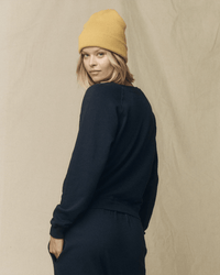 the Great Clothing The Shrunken Sweatshirt in True Navy