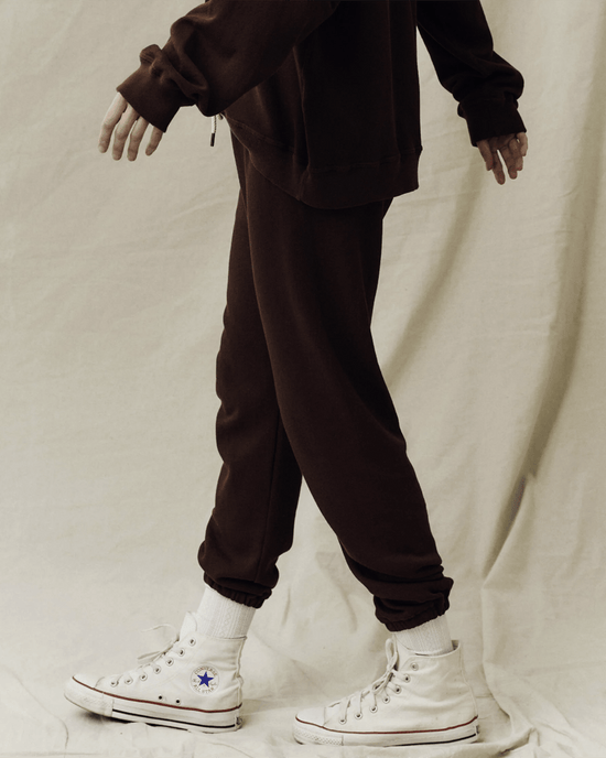 the Great The Stadium Sweatpant in Toasted Walnut 