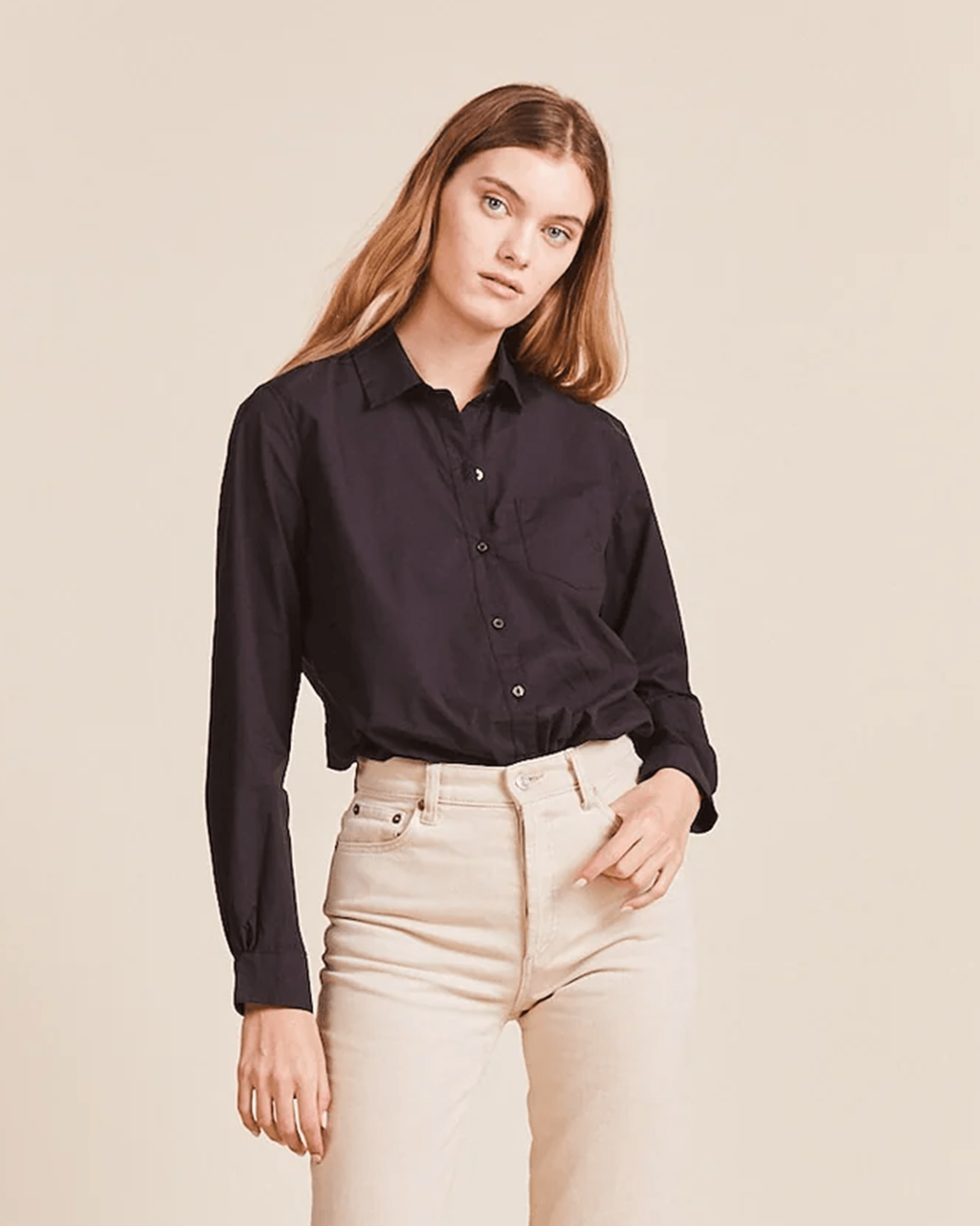 Grace Classic Shirt in Black