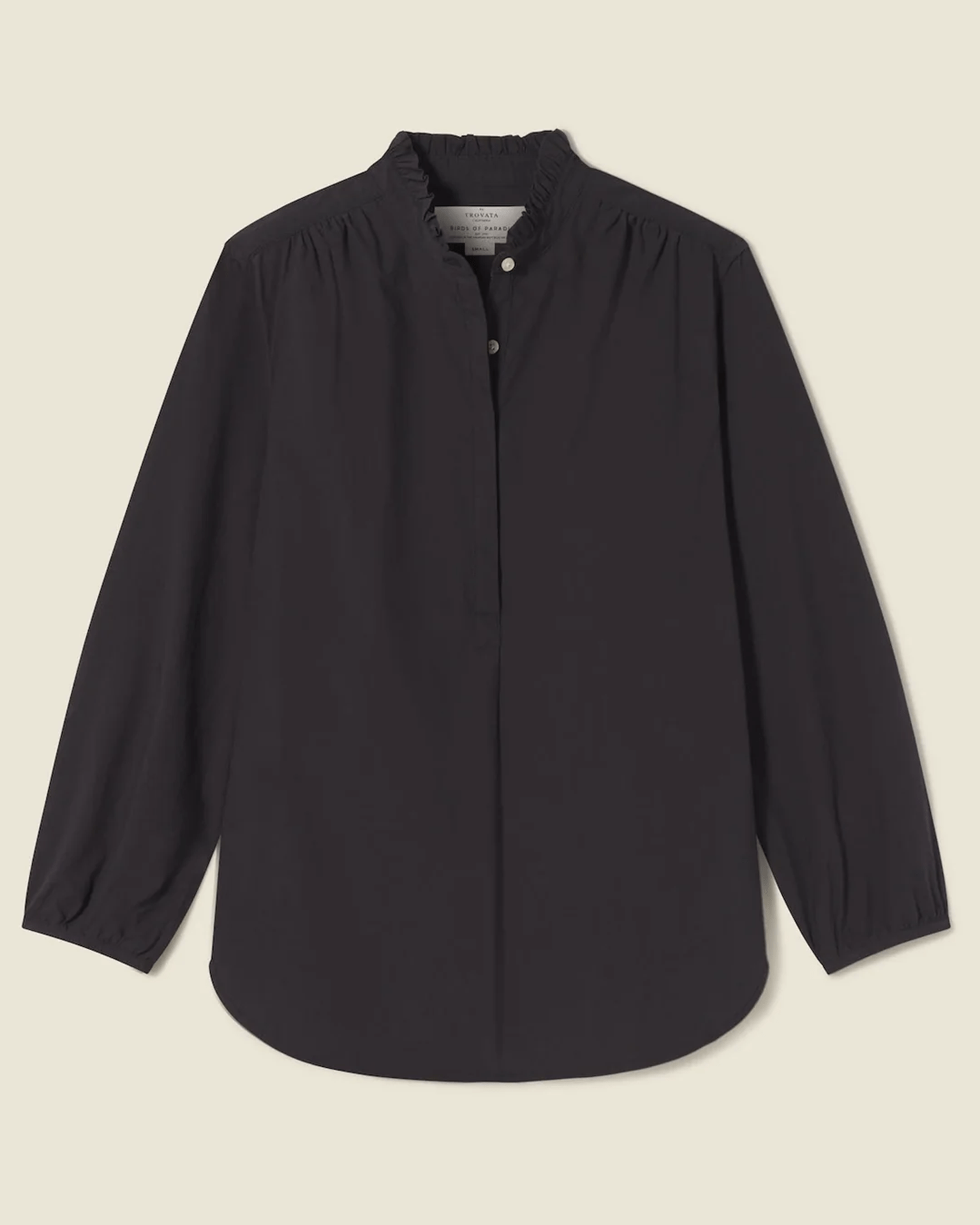 Sara B Henley Shirt in Black