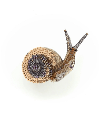 Trovelore Jewelry Melting Snail Brooch Pin