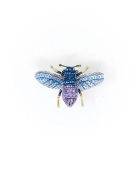 Trovelore Jewelry Violet Carpenter Bee Brooch Pin