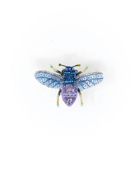 Trovelore Jewelry Violet Carpenter Bee Brooch Pin