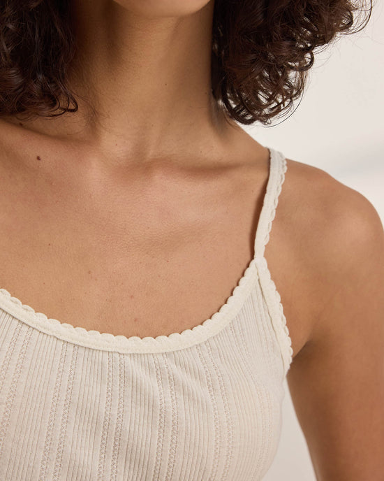 Velvet by Graham & Spencer Iniku Tank Top in Pearl 