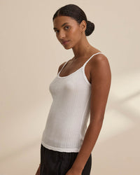 Velvet by Graham & Spencer Clothing Iniku Tank Top in White