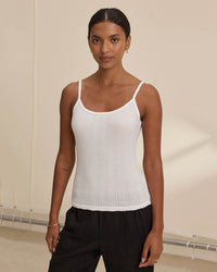 Velvet by Graham & Spencer Clothing Iniku Tank Top in White