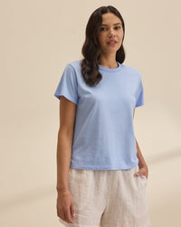 Velvet by Graham & Spencer Jazz Tee in Chill 