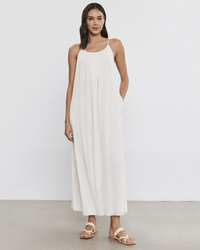 Velvet by Graham & Spencer Clothing Lorelei Tank Maxi Dress in Coconut