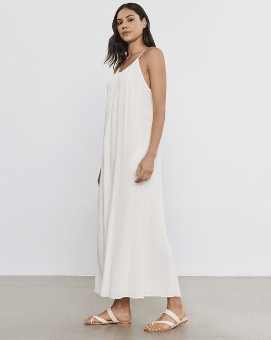 Velvet by Graham & Spencer Clothing Lorelei Tank Maxi Dress in Coconut