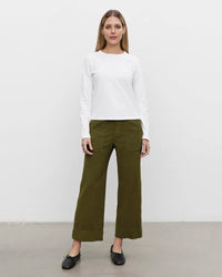 Velvet by Graham & Spencer Vera Wide Leg Pant in Aloe 