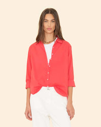 XiRENA Clothing Beau Shirt in Clambake Red