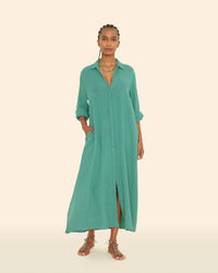 XiRENA Clothing Boden Dress in Bottle Green