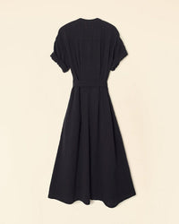 XiRENA Cate Roll Slv Shirtdress in Black 