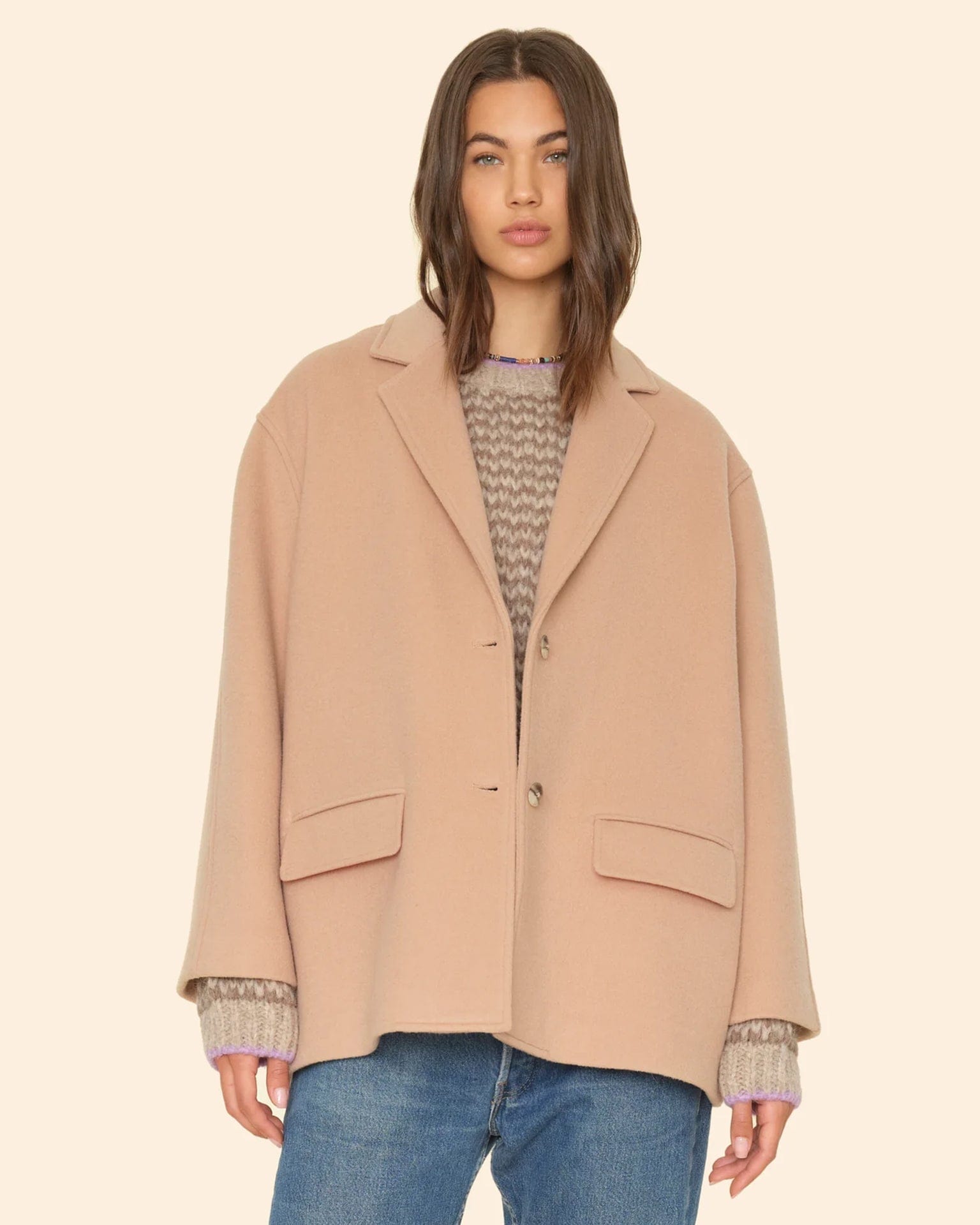 Rowan Jacket in Warm Camel