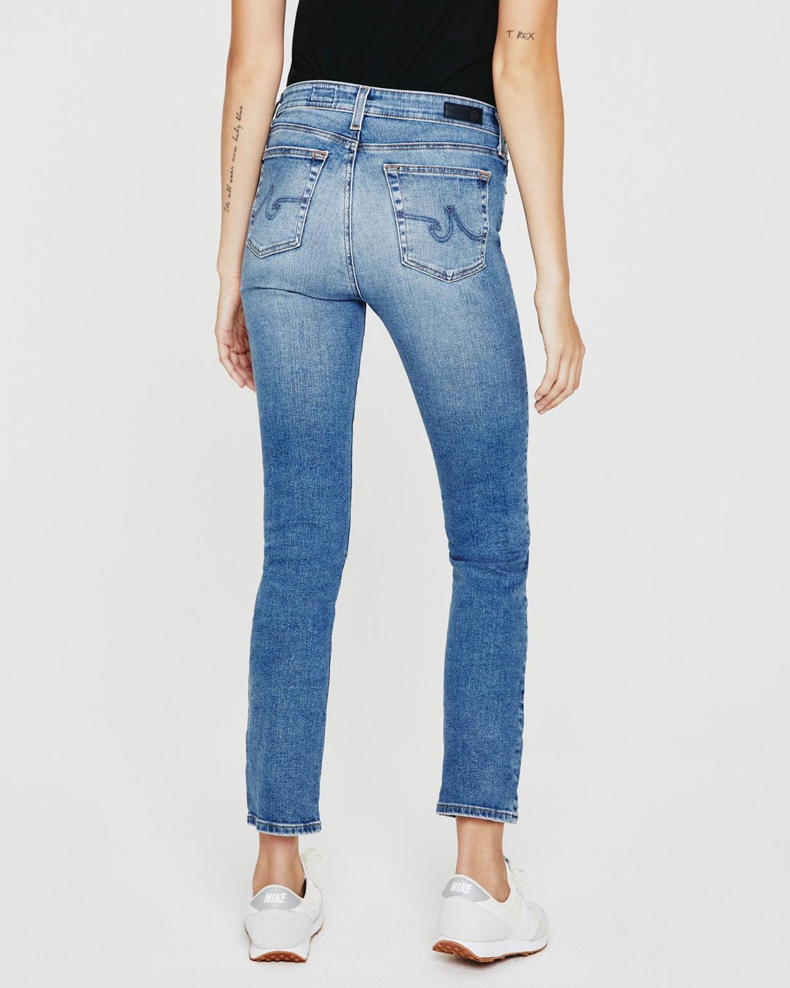 AG Jeans Mari High Rise Straight in Bluebell Bliss Boutiques