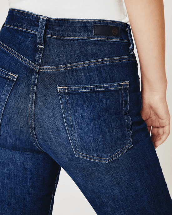 AG Jeans Saige High Rise Straight in Easy Street- Bliss Boutiques