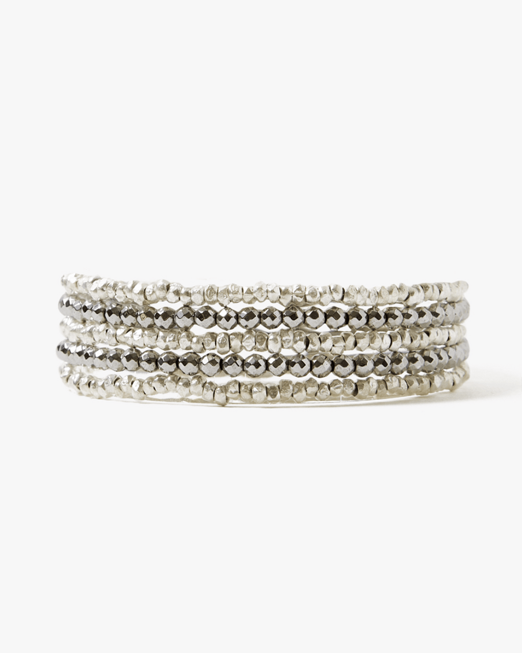 Chan Luu Sterling Silver 32 in Wrap Bracelet Bliss Boutiques