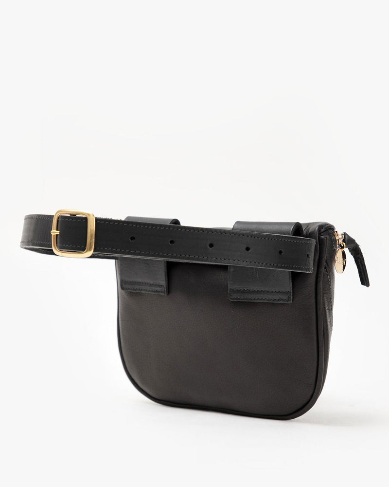 Clare V. Woven Leather Belt Bag