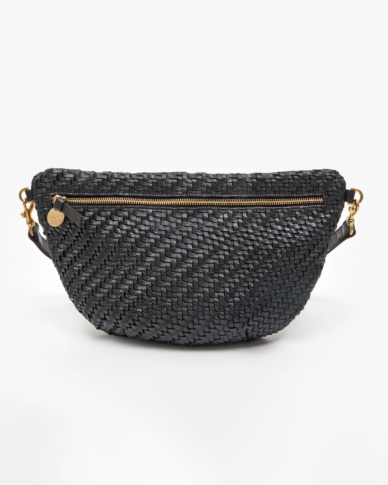 Grande Fanny in Black Woven Zig-Zag