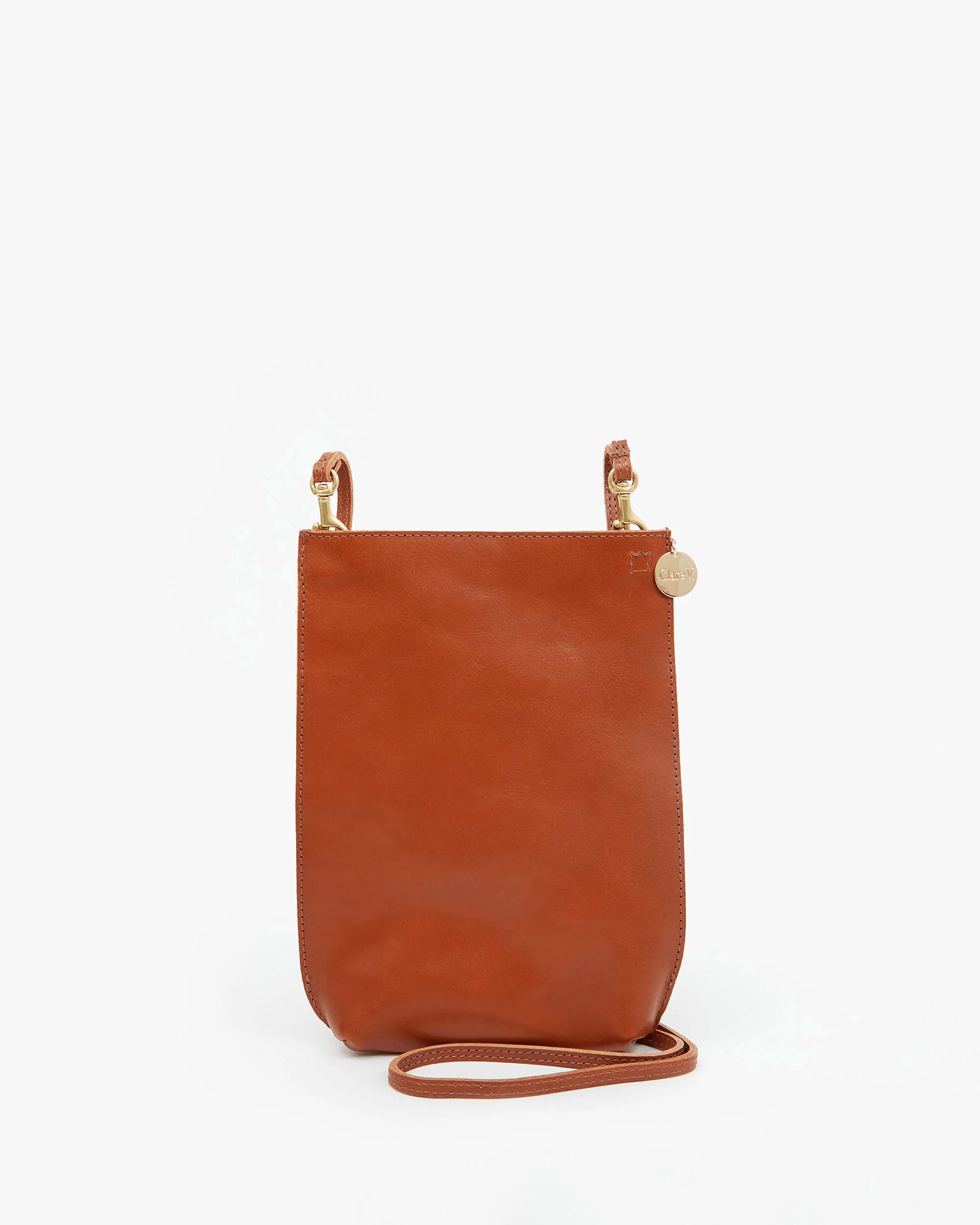 Clare V. Leather Crossbody Bag