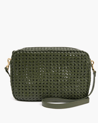 Clare V. Accessories Army Marisol in Army Rattan