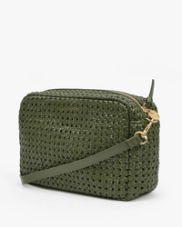 Clare V. Accessories Army Marisol in Army Rattan