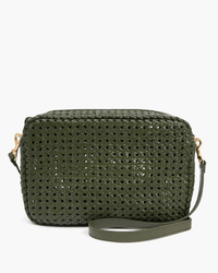 Clare V. Accessories Army Marisol in Army Rattan