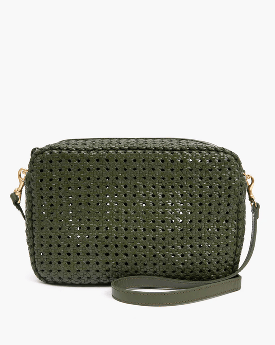 Clare V. Accessories Army Marisol in Army Rattan