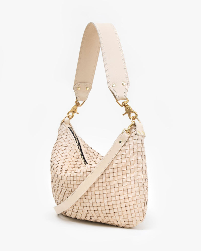 Clare V, Bags, Clare V Petit Moyen Messenger Bag In Natural Woven Check