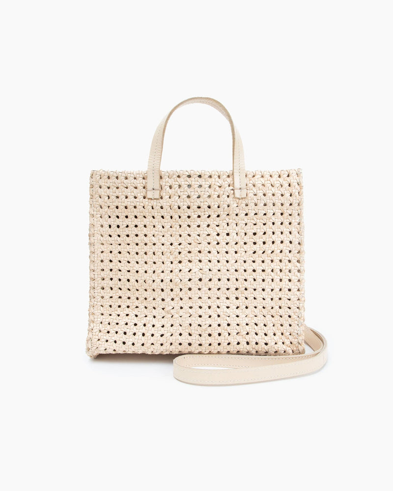 Clare V. Le Zip Sac Leather Tote Bag