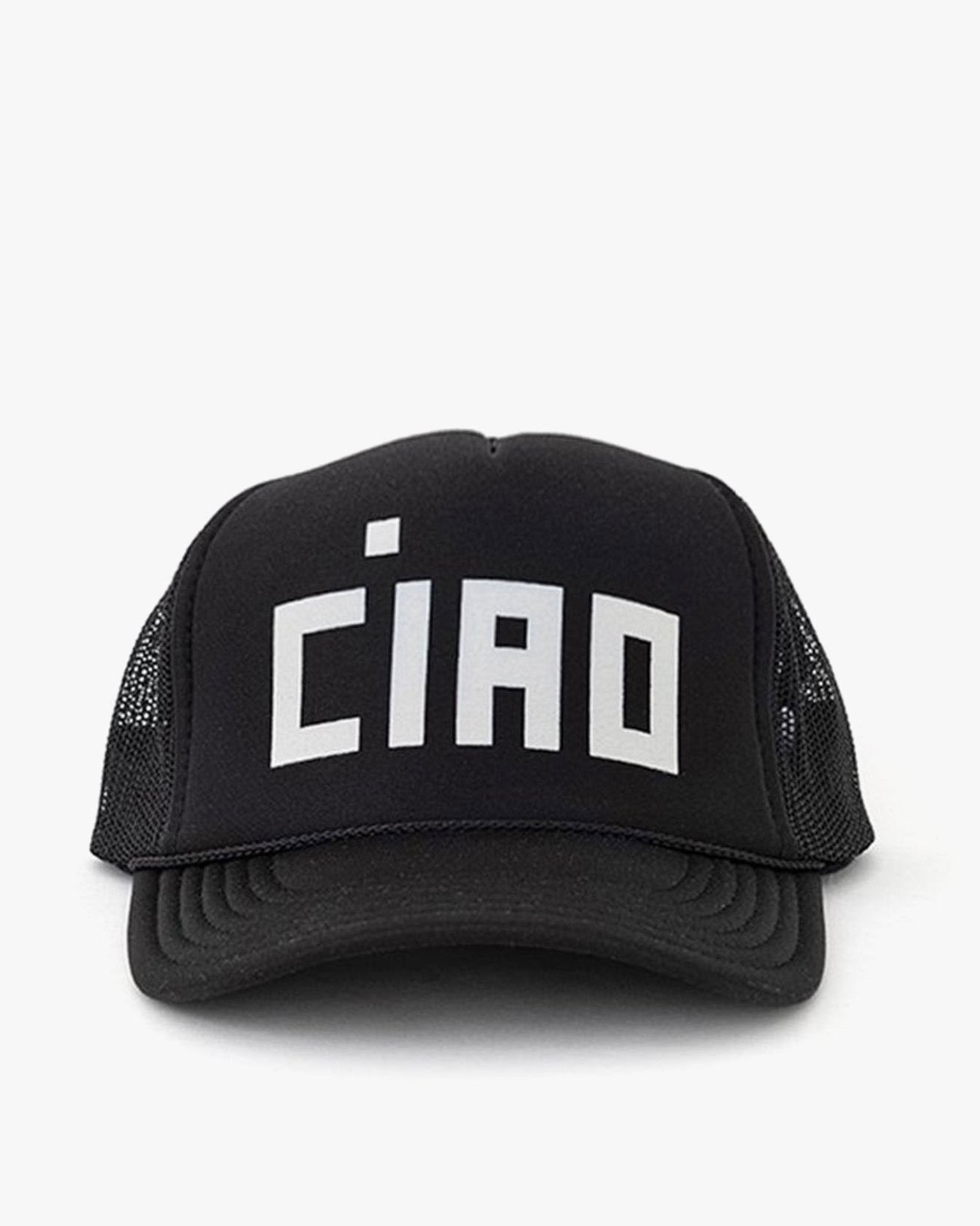 Trucker Hat - Block Ciao - Black