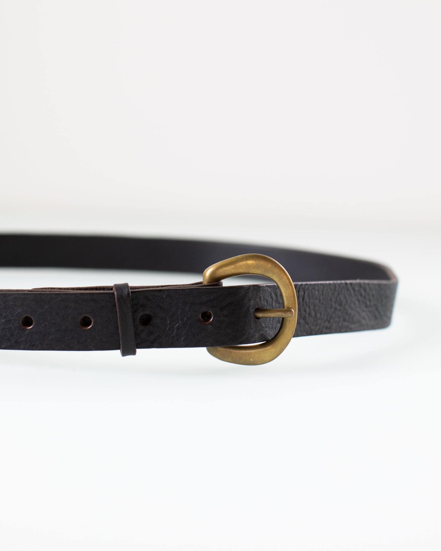 CL 1 inch Belt in Black/Brass