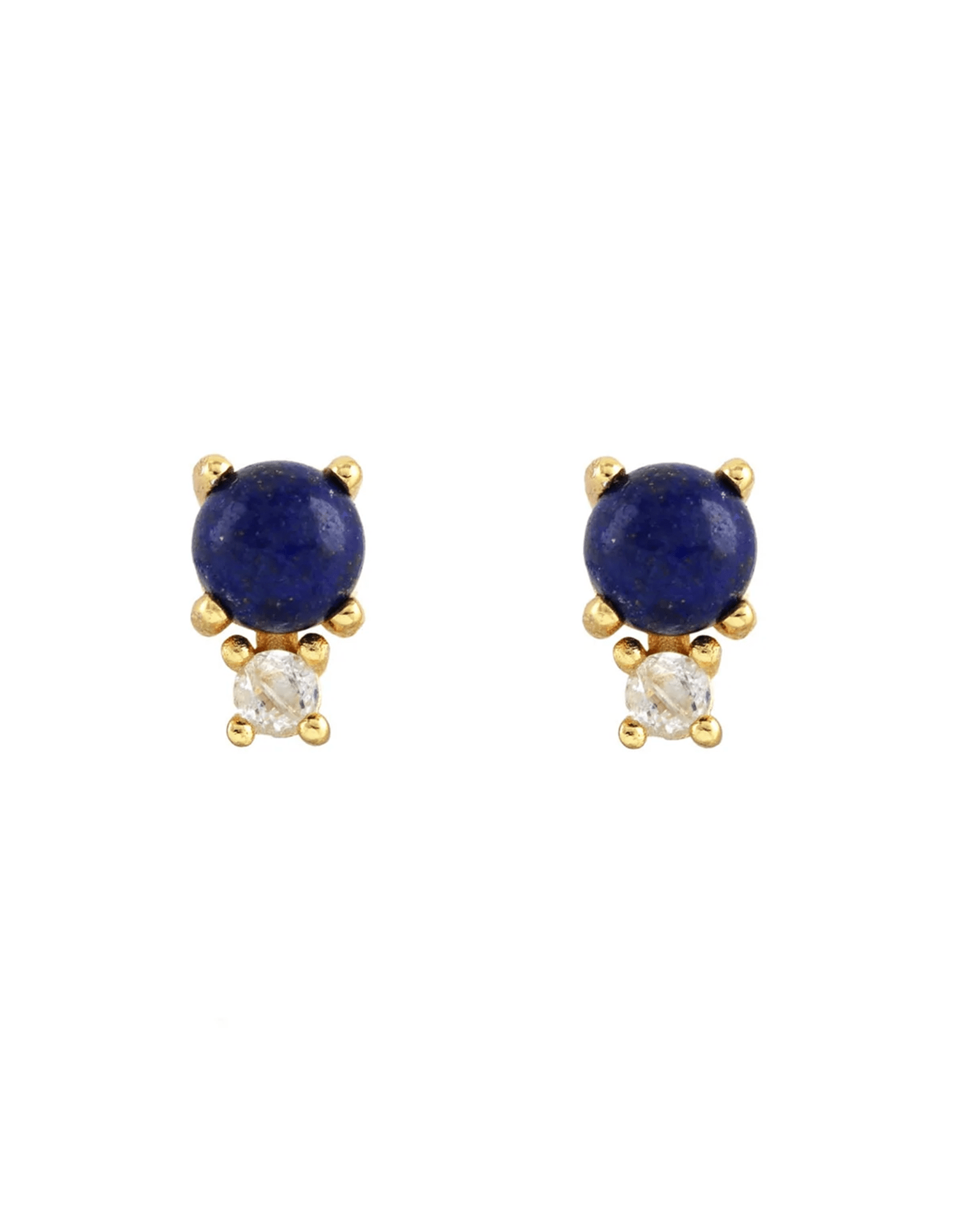 Grand Pink Opal Stud Earrings in 14k Gold (October)