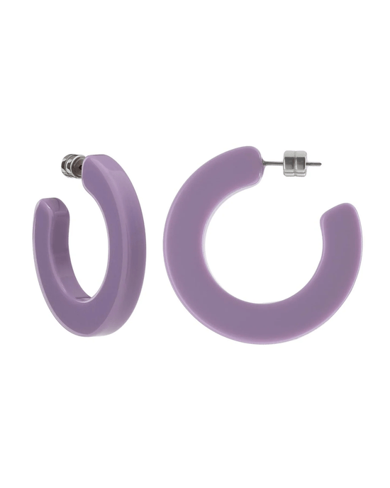 Machete Jewelry Violet Kate Hoops in Violet