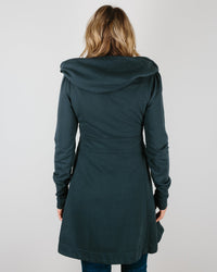 Prairie Underground Long Cloak Hoodie in Drab 