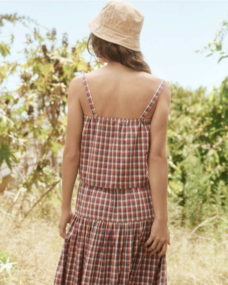 the Great The County Line Cami in Picnic Plaid - Bliss Boutiques