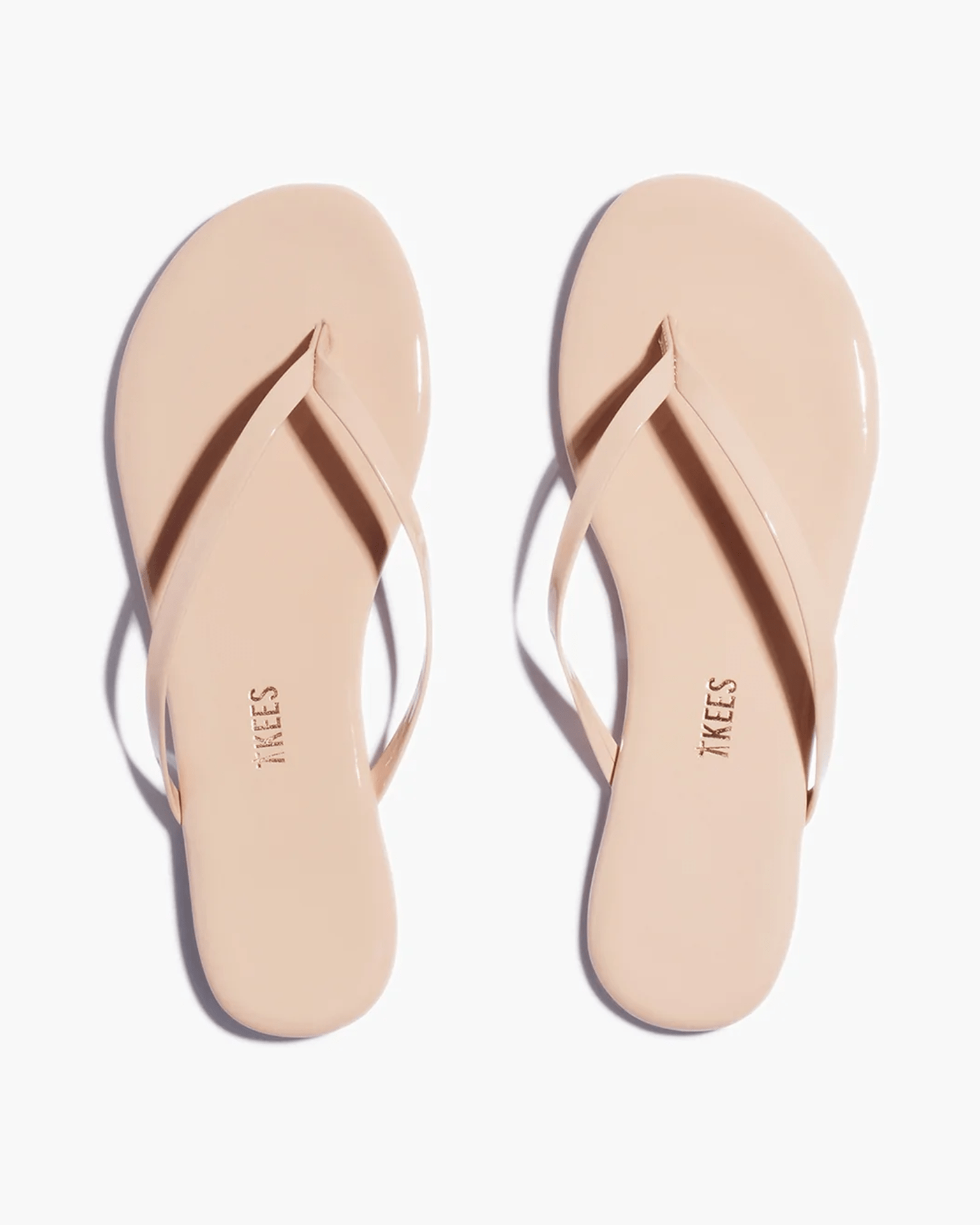 Rose colored 2025 flip flops