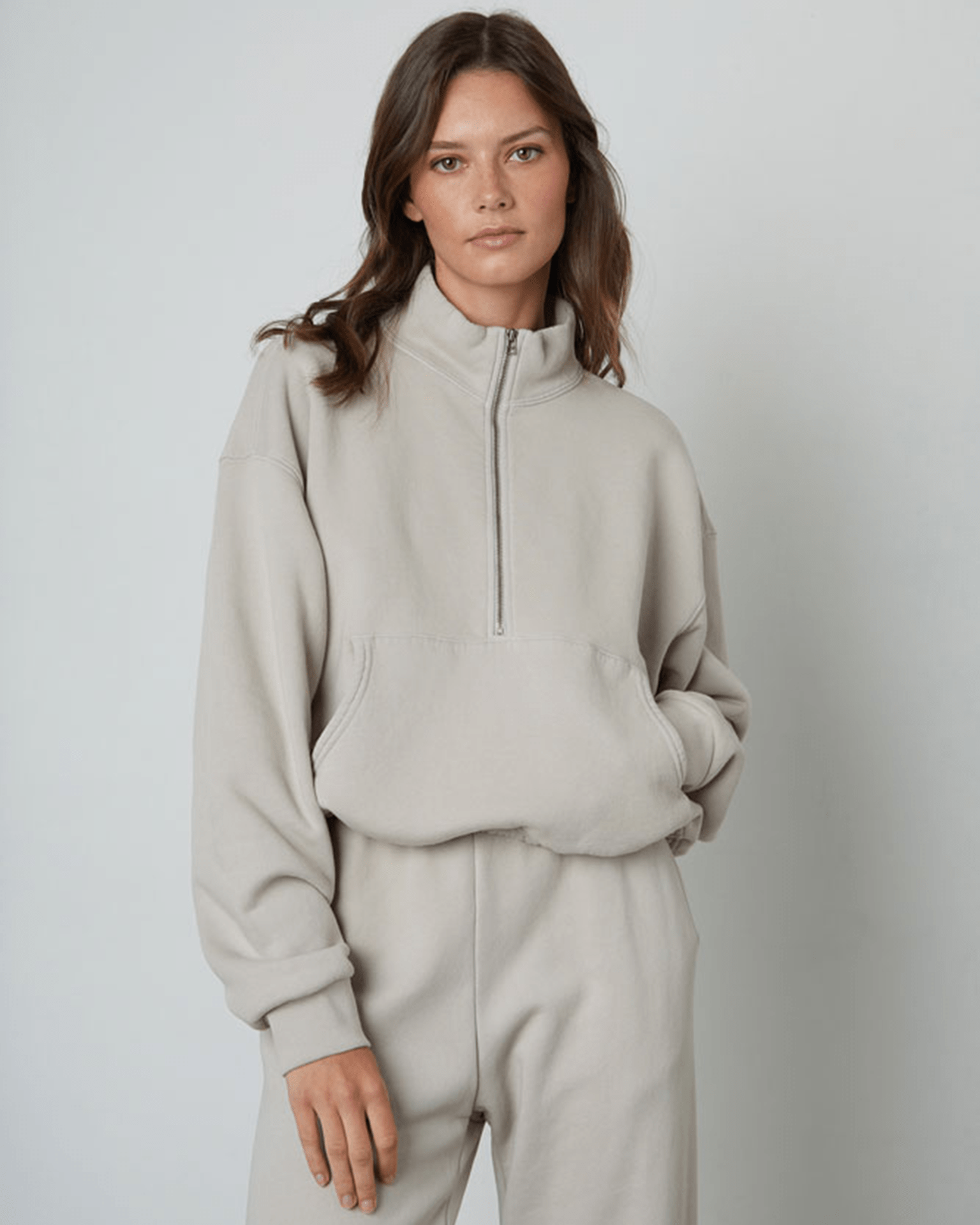 Ali Zip Up Sweatshirt in Ancient