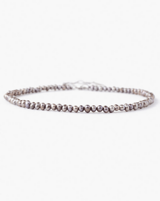 Chan Luu Jewelry Taupe Pearl CL Anklet in Taupe Pearl