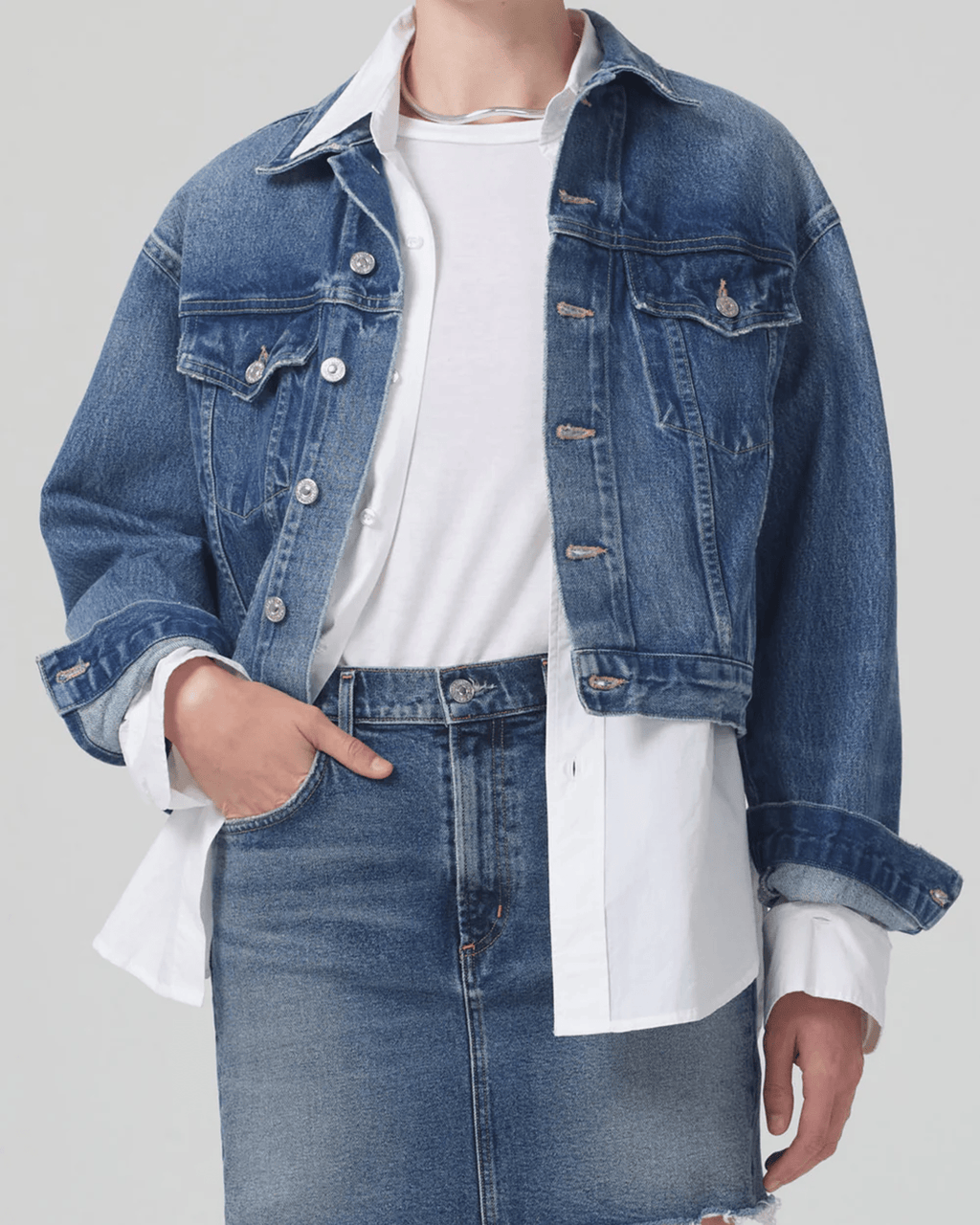 Dulce Denim Jacket in Brevity