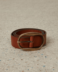 Hartford Accessories Angus Leather Belt in Brown