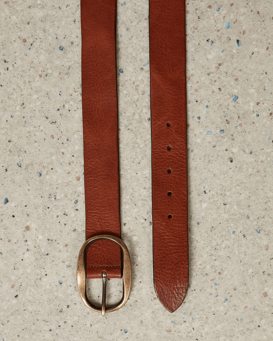 Hartford Accessories Angus Leather Belt in Brown