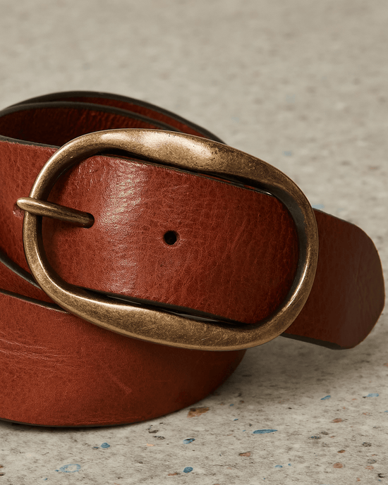 Hartford Accessories Angus Leather Belt in Brown