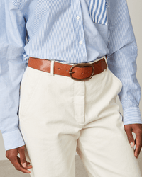 Hartford Accessories Angus Leather Belt in Brown