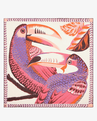 Inoui Editions Accessories Pink Square 130 Toucan in Pink