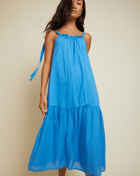 Nation LTD Sequoia Voluminous Sundress in Lapis 