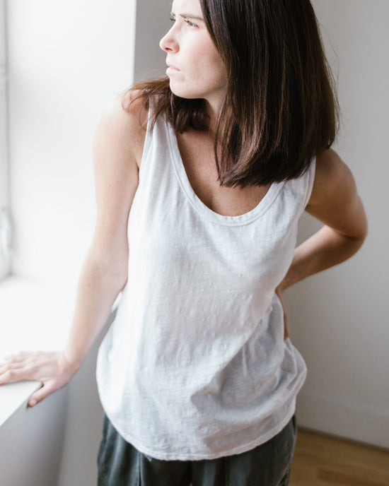 Velvet by Graham & Spencer Clothing Joy Tank Top in White