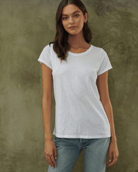 Velvet by Graham & Spencer Clothing Tilly Tee Shirt in White